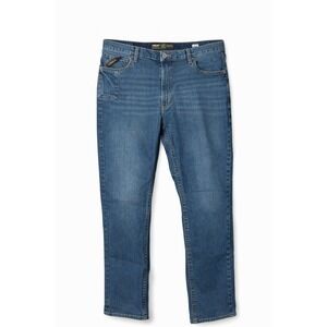 Ariat Rebar M5 Jeans Mens 40x32 Blue Straight Fit Straight Leg Work Denim